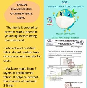 4 Scavi masks (2grays,1black, 1pink)